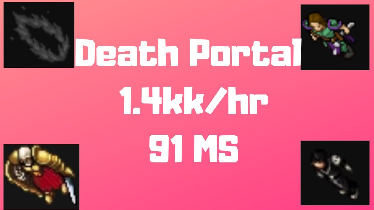 91 MS - 1.4kk/hr - (Spot: Death Portal) - Solo - Tibia