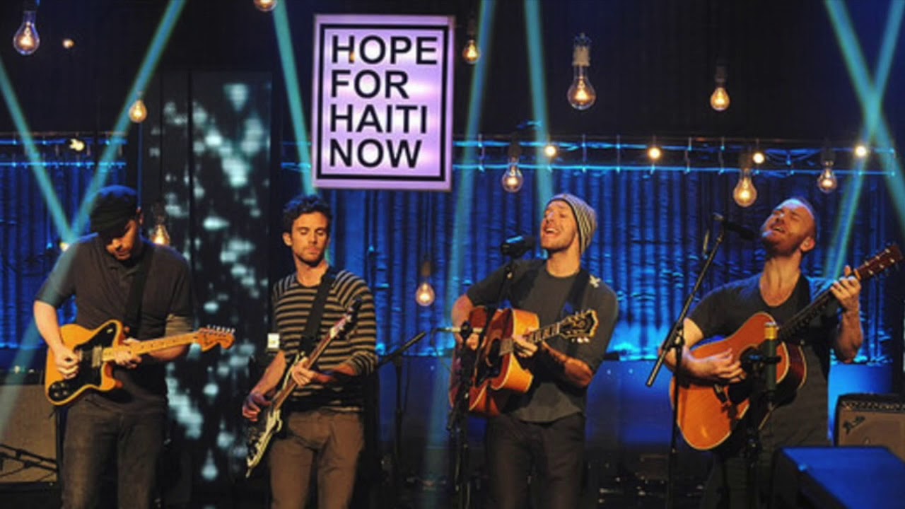 Coldplay - A Message (Live at Hope For Haiti)