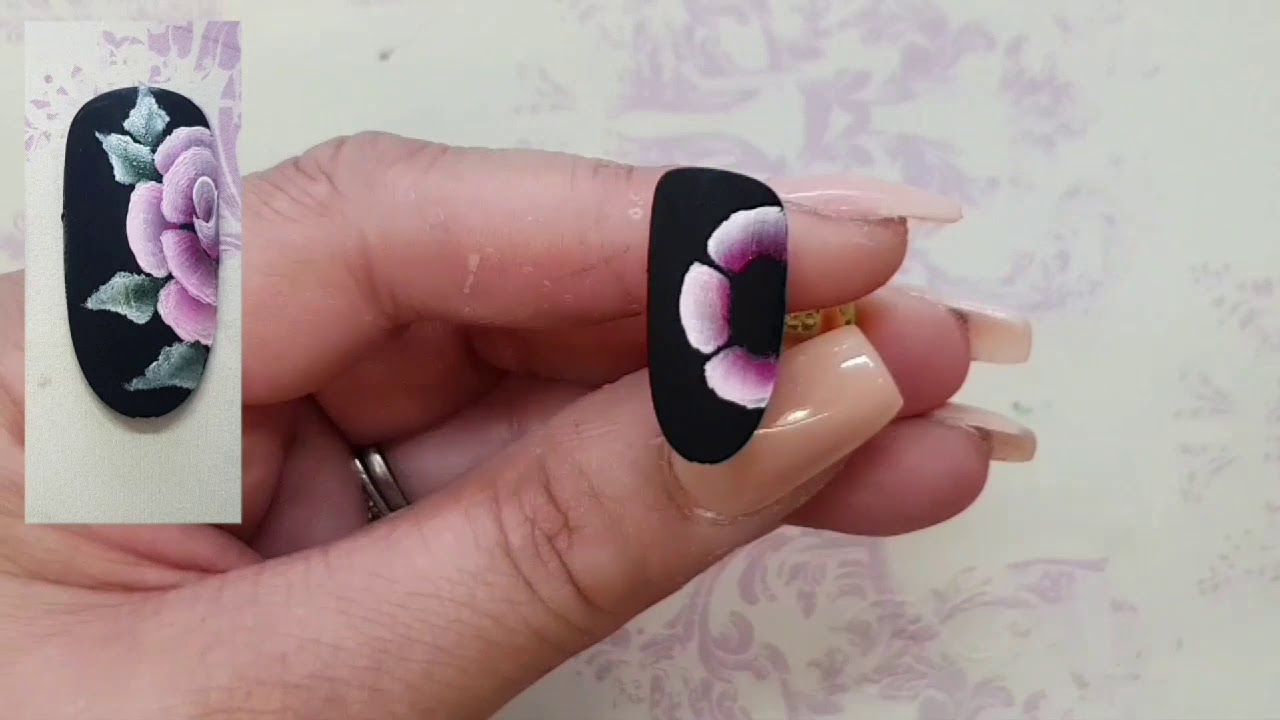 #nailart #nailcourse #naileducation #nailteamfamily  Easy One stroke Nail Art Demo