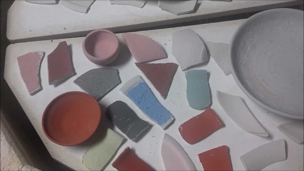 Muditis Pottery~The how to on Firing low fired glazes on  Midfire Clays Video 31