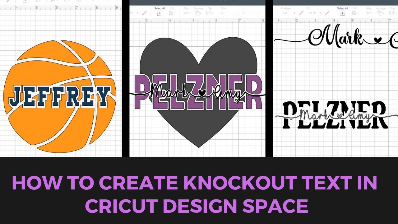 Cricut Design Space 101:  Knockout Text in Updated CDS