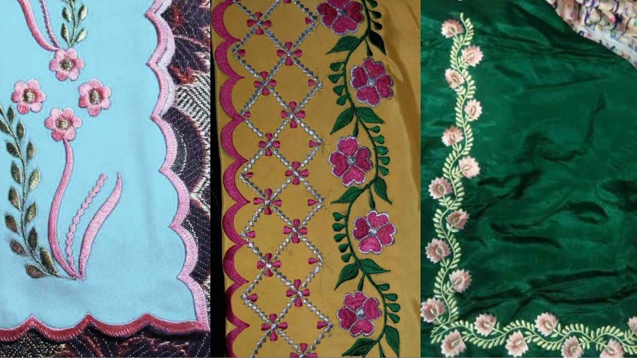 35+ Cutwork Embroidery Designs 💞|| Kadai Wale Suit || Machine Embroidery ||👌 कढाई वाले सूट के डिजाइन