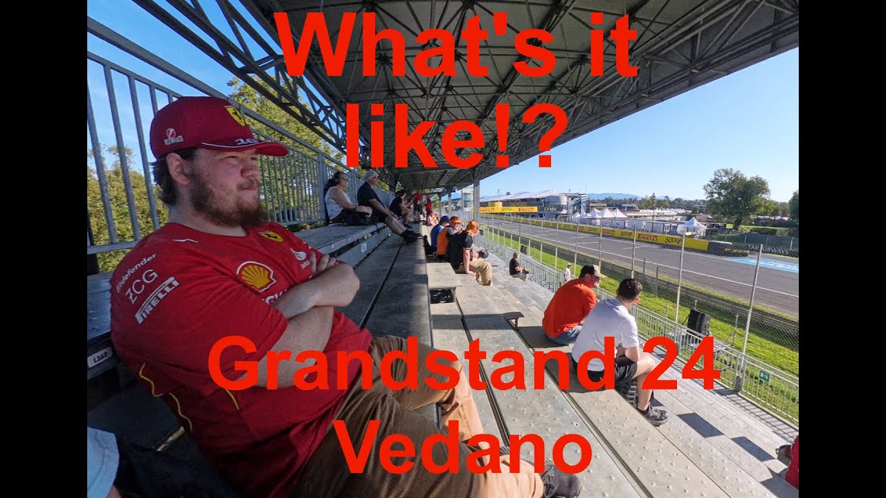 View from Grandstand 24 Vedano at Monza Formula 1 Track // Italian Grand Prix