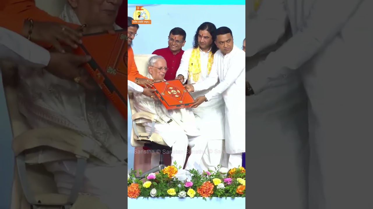 Sanatan Rashtra Shankhnaad Festival. Goa 2025 Sachchidananda Parabrahma Dr. Jayant Athavaleji Award