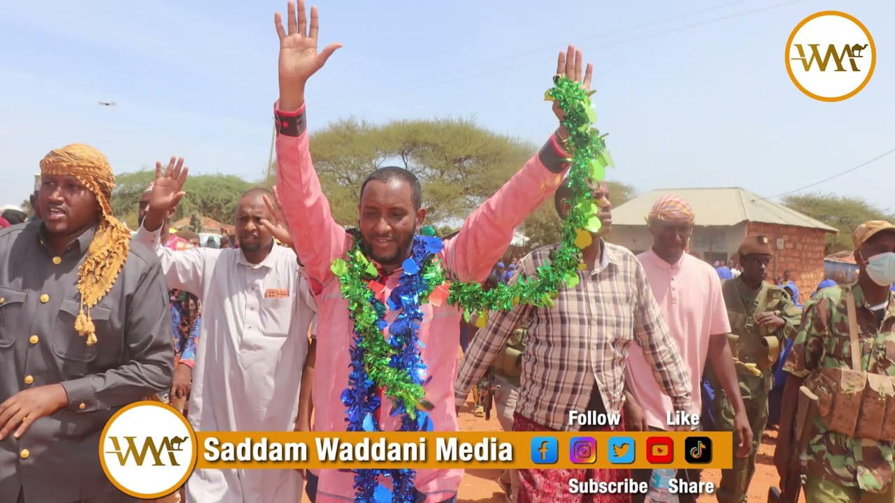 Mandera East MP Hon Hussein Weytan received a heroic welcome in Arabia.