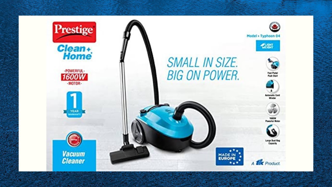 Prestige Cleanhome Typhoon 04 Vacuum Cleaner, 1600 Watts