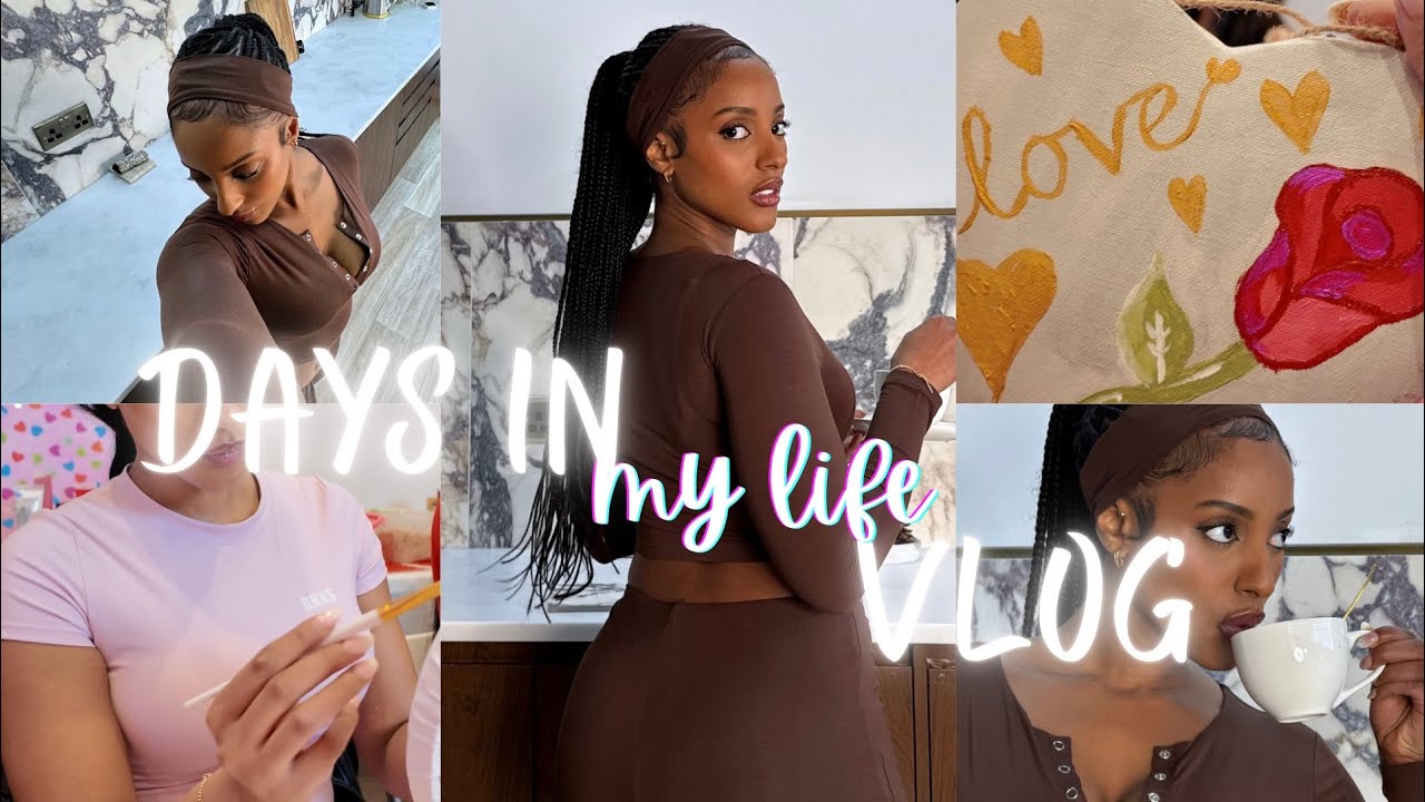 DITL | shoot day + galentine's, sip + paint, networking event