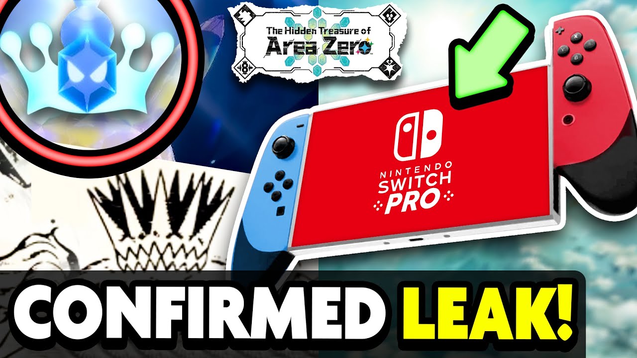 SWITCH PRO?! Huge REAL LEAK Update for Pokemon DLC and The Riddler!