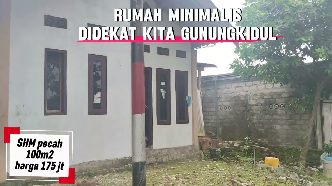 Rumah dijual cepat, dekat kota Gunungkidul 