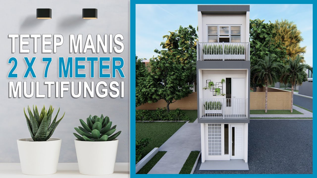 Ajaib!!! Rumah Mungil 2x7 Meter bisa Begini