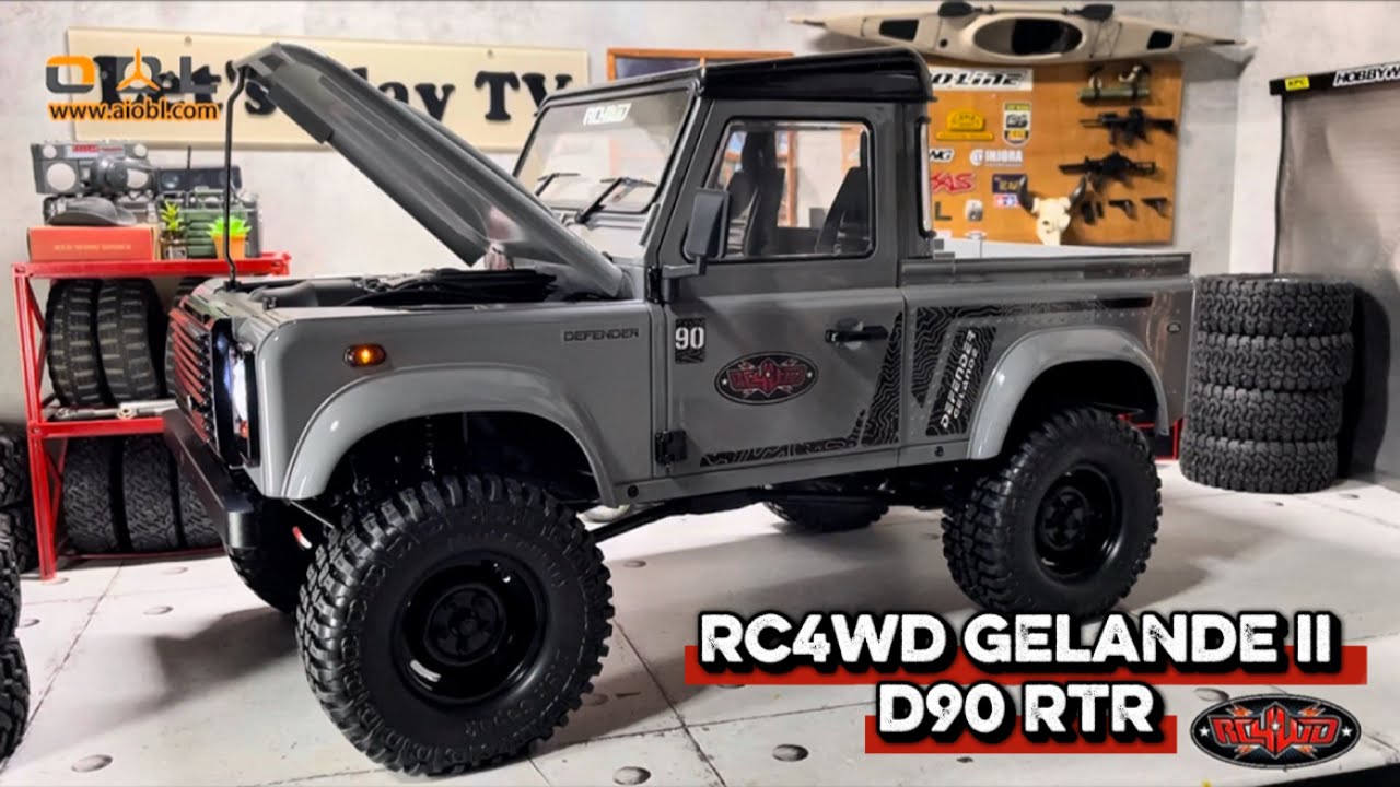 【RC4WD GELANDE II D90 RTR】レビュー＆走行動画