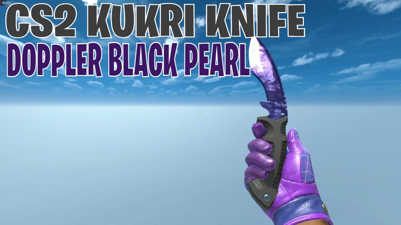 Kukri Knife Doppler Black Pearl | CS2 Skin Showcase #528