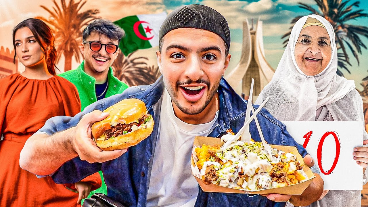 ON TESTE LES RESTOS DES INFLUENCEURS EN ALGÉRIE 🇩🇿 (avec ma mamie on est choqué 😱)