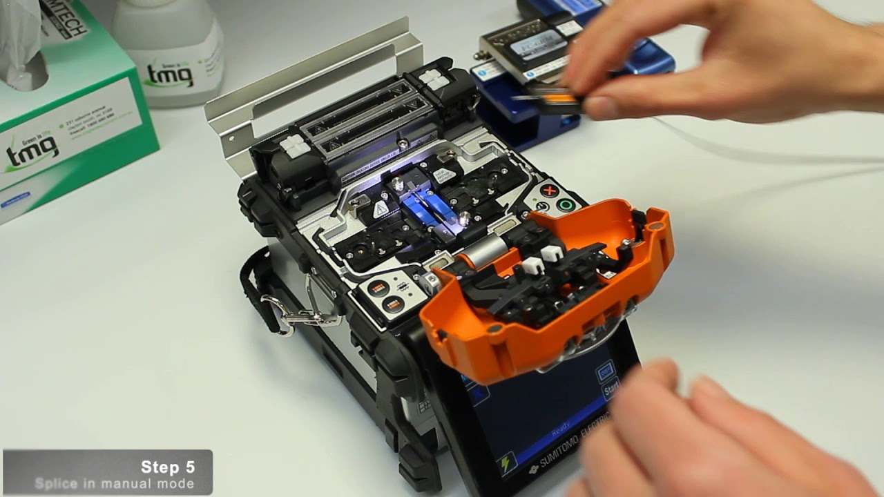 Sumitomo 71M Ribbon Splicer Demonstration
