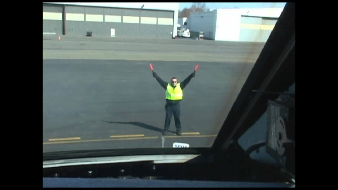 Ramp Marshal Hand Signals
