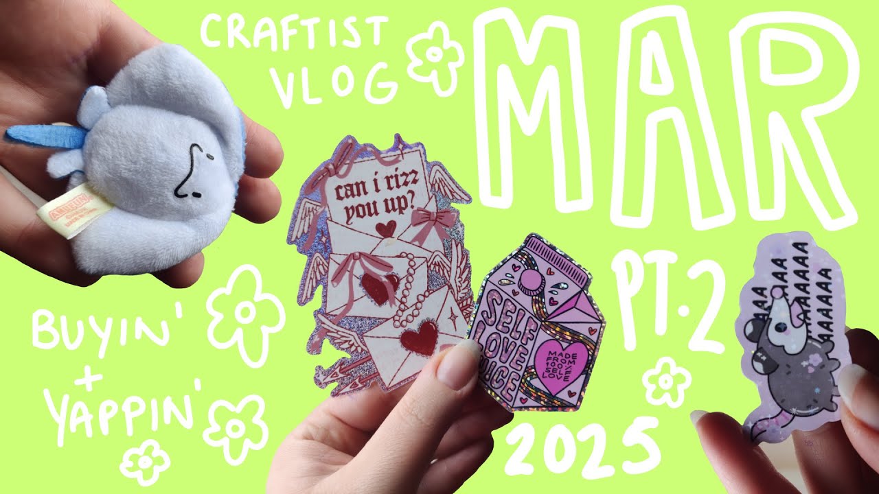[craftist vlog] i'm living in a beaded nightmare ✨ |  march 2025 pt.2
