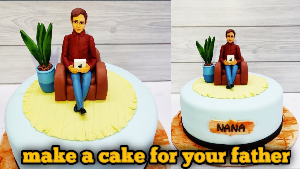 best birthday cake for dad | father's Day special cake | easy best dad cake tutorial|