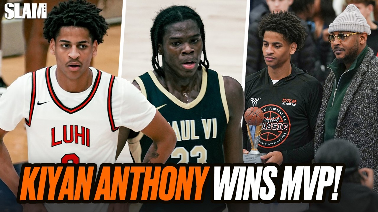 Kiyan Anthony Wins MVP 🆚 5⭐️ Junior Jordan Smith Jr. 🚨 | LuHi vs Paul VI