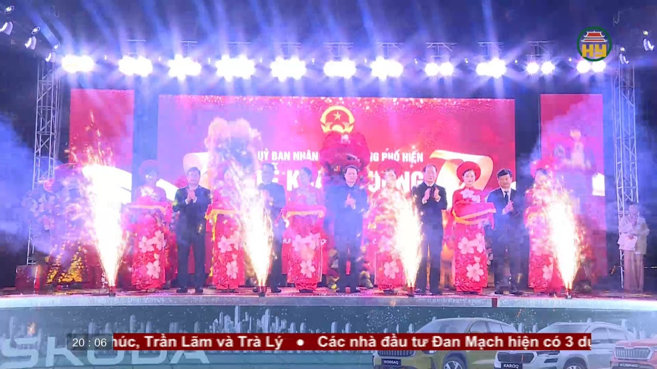 Khai trương tuyến phố đi bộ Nam Hòa | HYTV