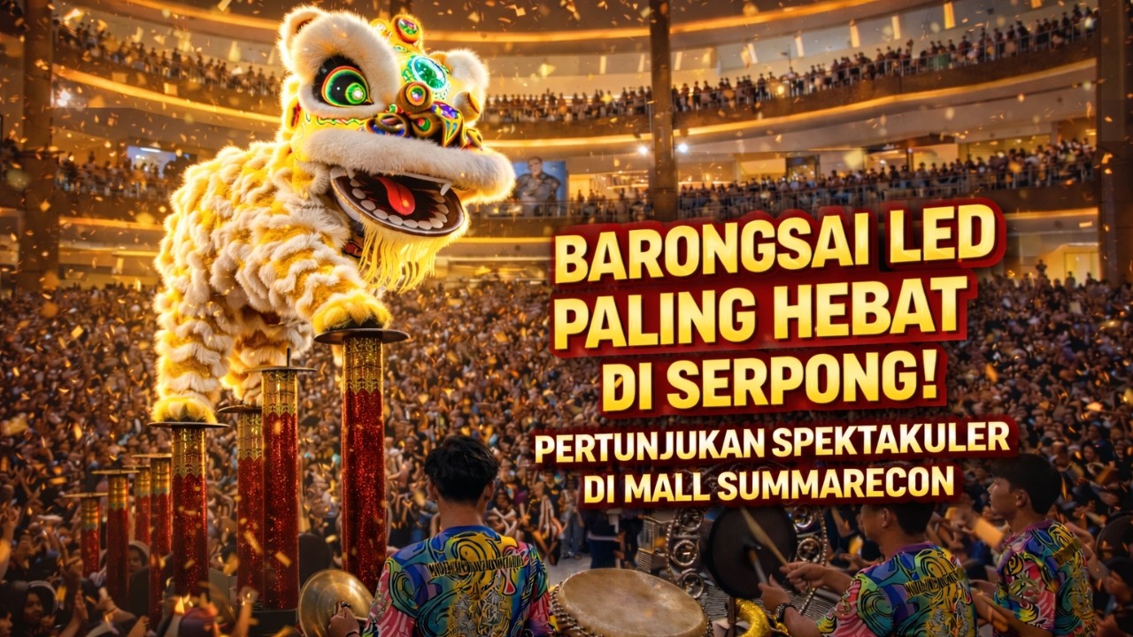 ATRAKSI BARONGSAI LED HEBOH DI SUMMARECON