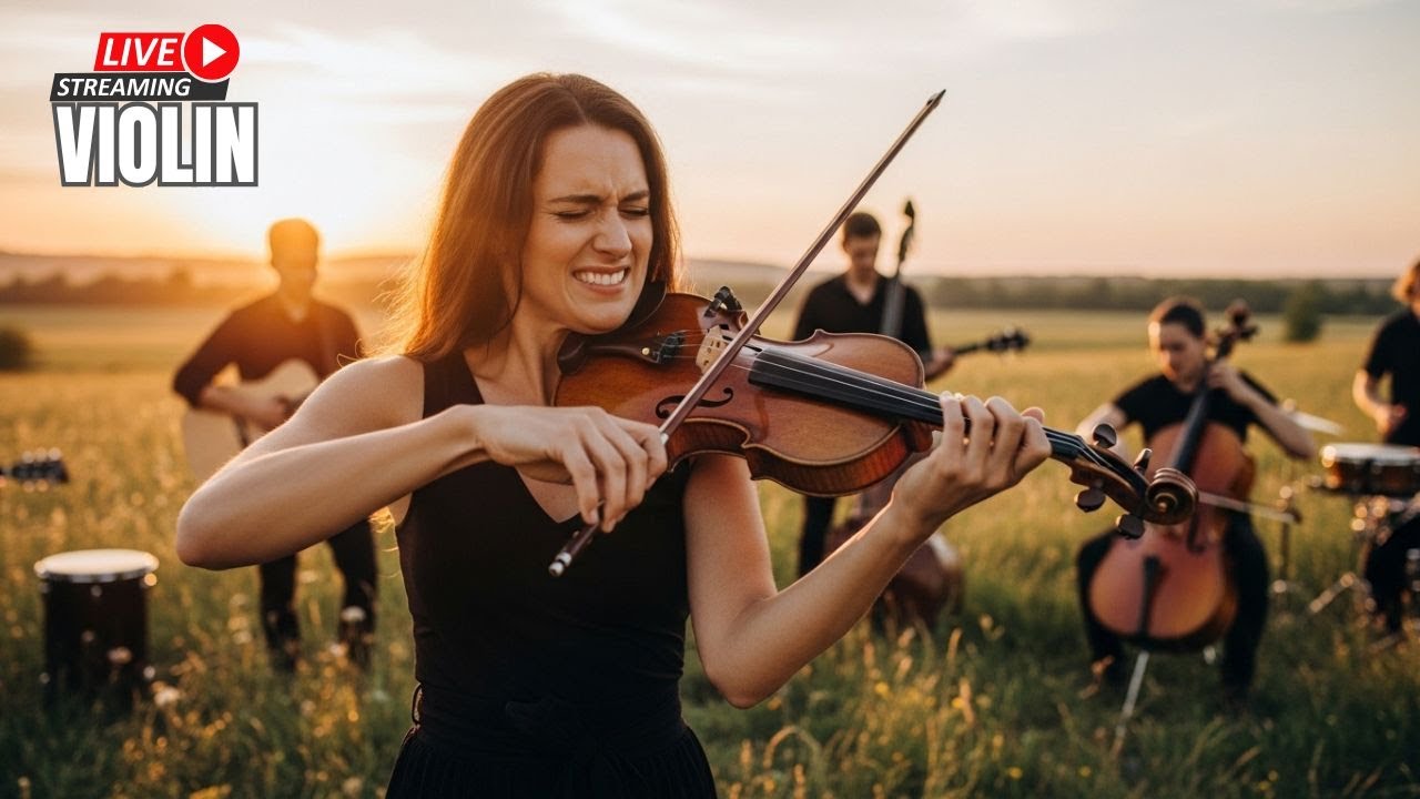 LIVE Emotional Violin Instrumental 🎻 | Deep Cinematic Music for Focus, Study & Inner Calm