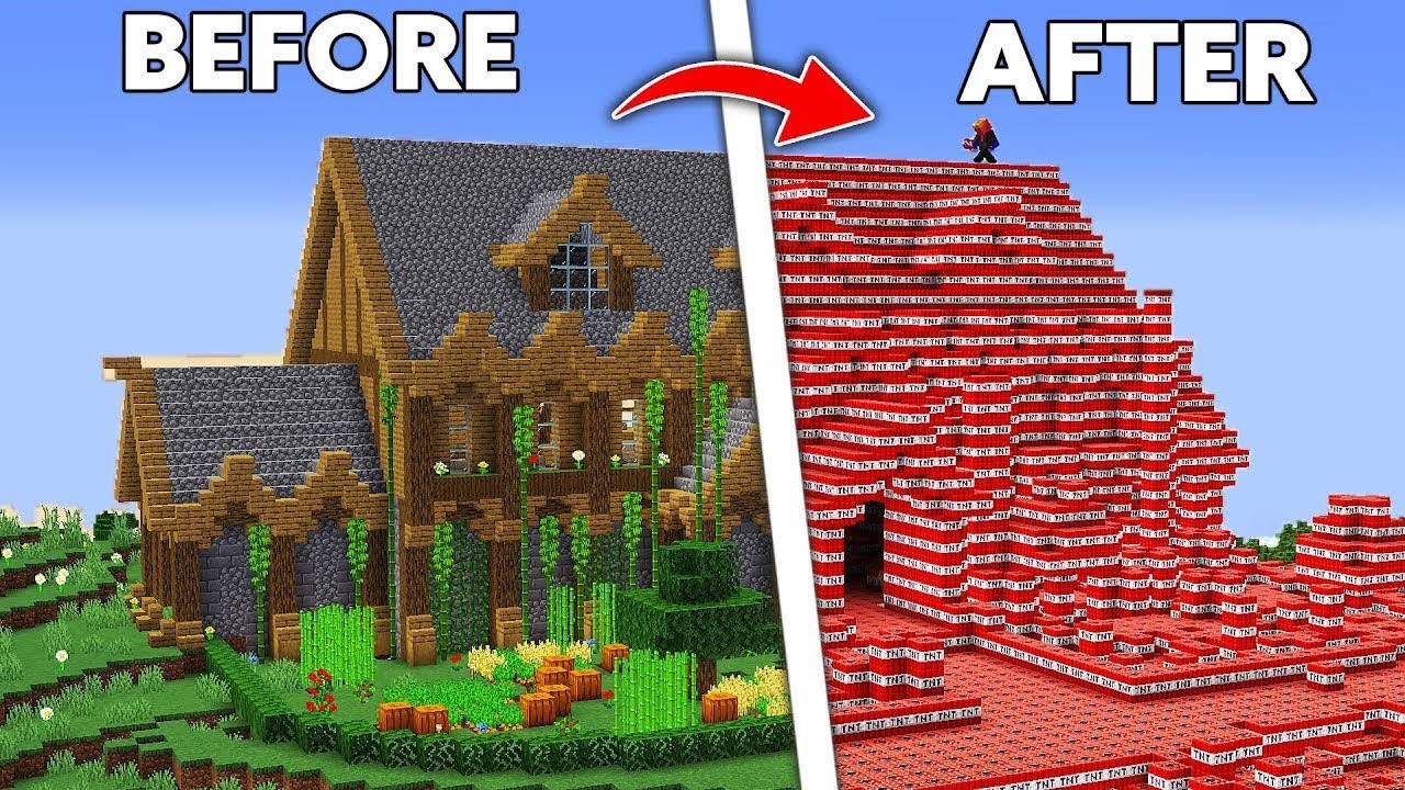 i Replaced His Entire Base With TNT...