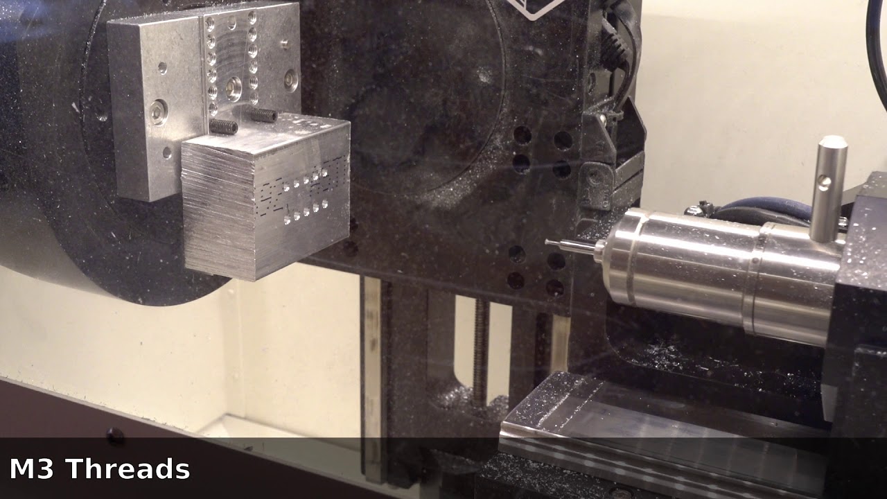 Pocket NC v2-50 Threadmill Test