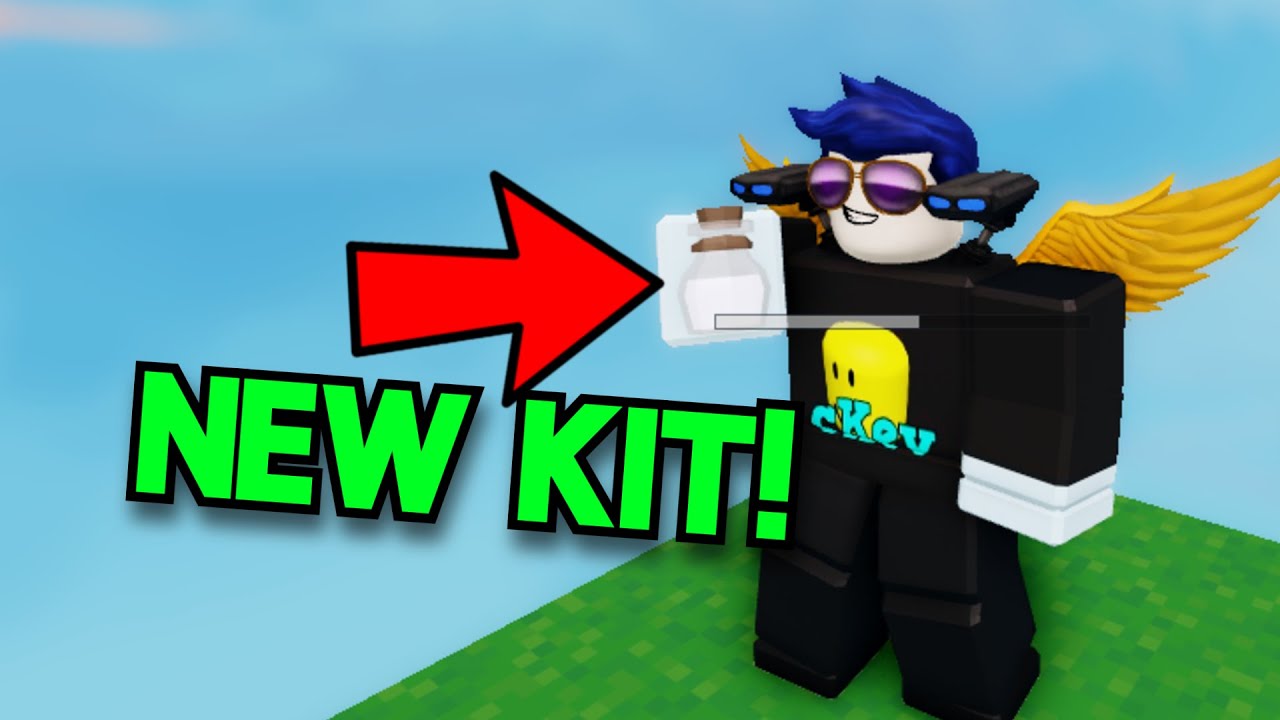 i made my Own KIT in Roblox Bedwars!!
