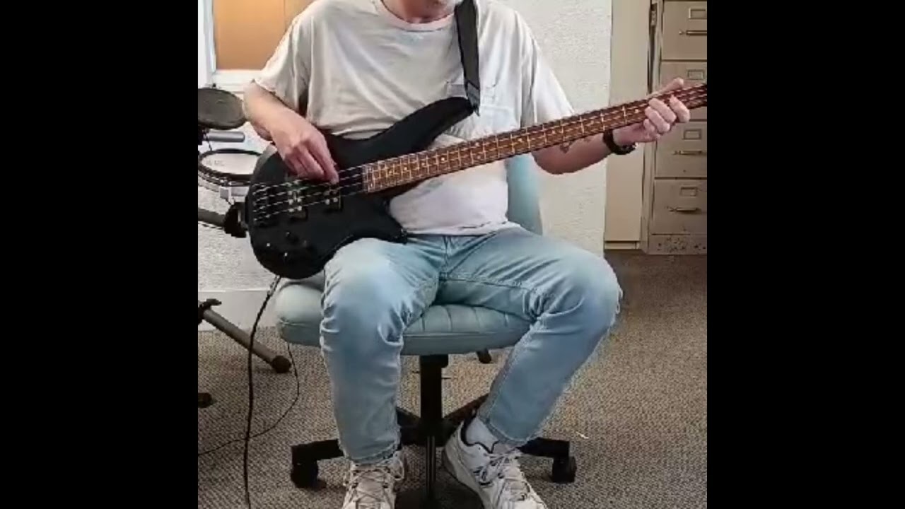 Teaching myself to play bass - 2nd song learned - Feel Good INC.