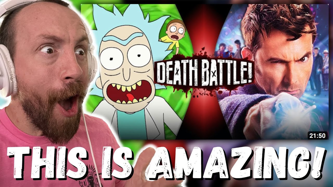 WATCHING Death Battle for the FIRST TIME! (Rick and Morty VS Doctor Who) REACTION!!!