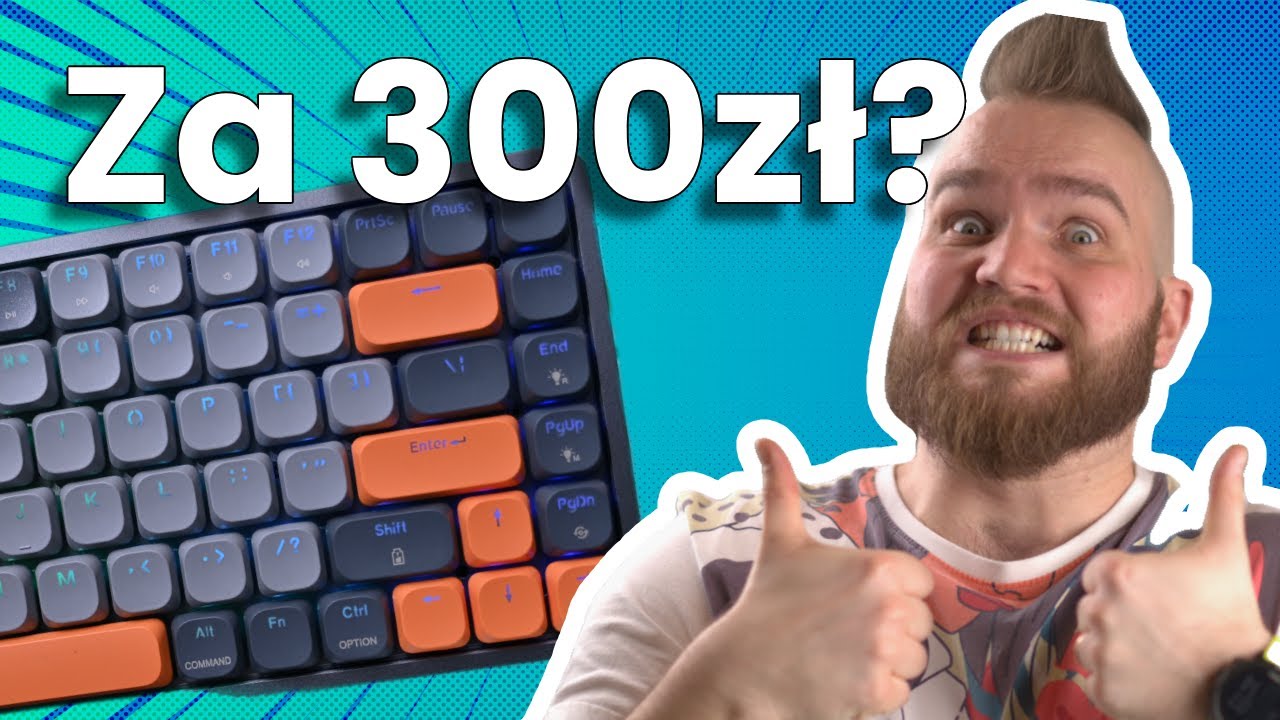 Mechanik, niski profil, bezprzewodowy, hotswap, 75% - za 300 zł