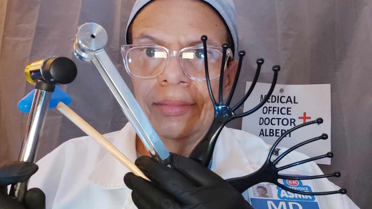 🥼🩺 ASMR Hospital ER Doctor Exam | Cranial Nerve Exam | Full Body Exam