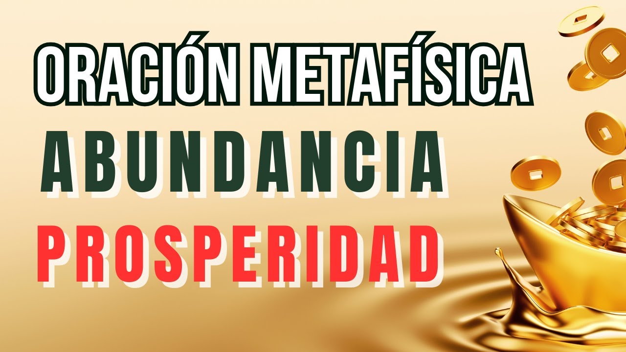 🙏 Oraci&oacute;n METAF&Iacute;SICA DIARIA de GRATITUD ABUNDANCIA Y PROSPERIDAD | Dios en los Negocios Conny M&eacute;ndez