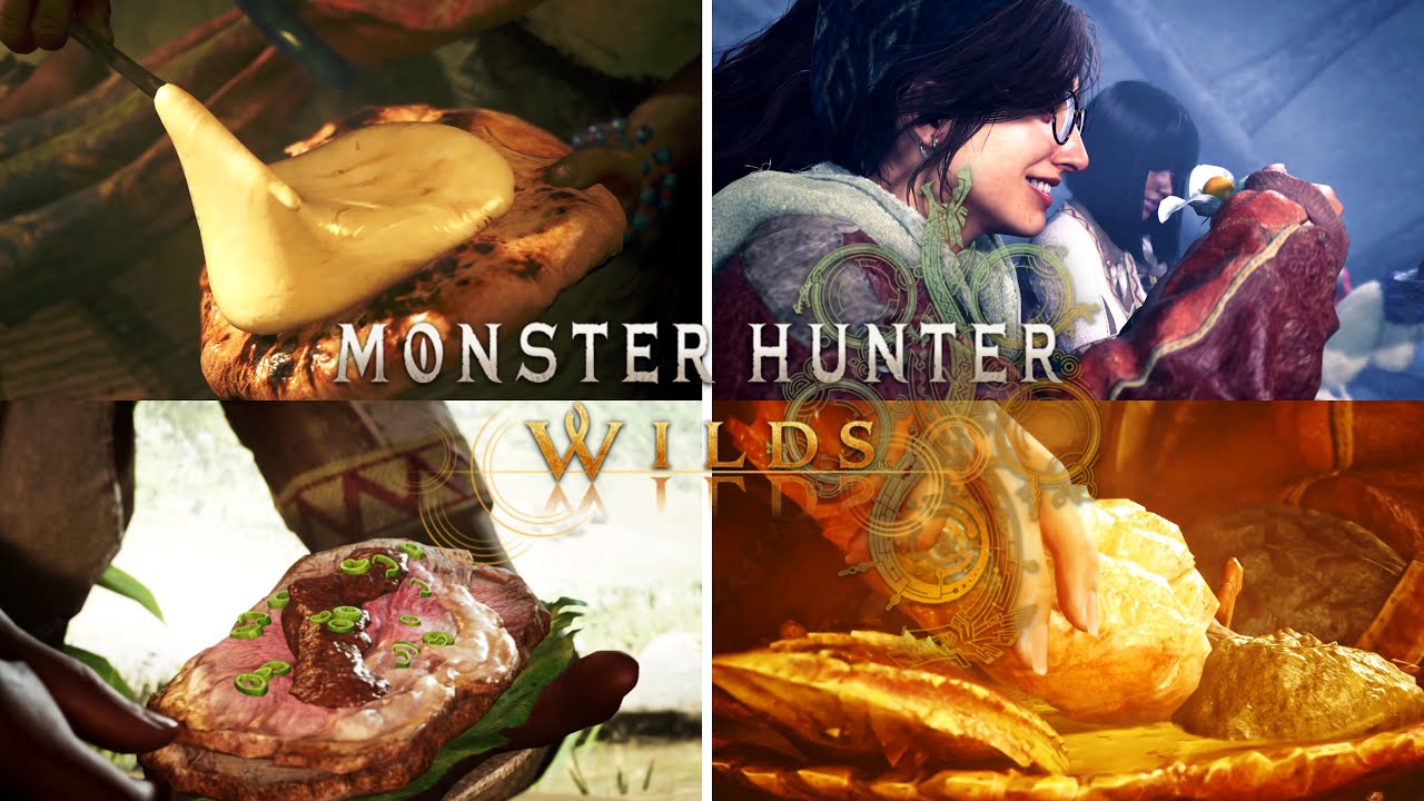 Monster Hunter Wilds - All Village Meal Scenes