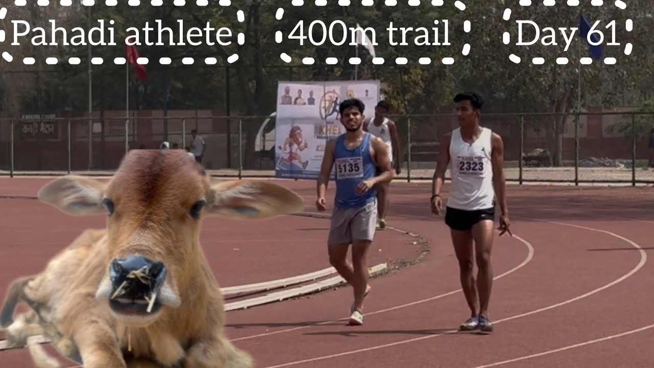 Back to back 400m race at 30m rest khel Mahakumbh delhi #dailyvideo #vlog #athletics #india 