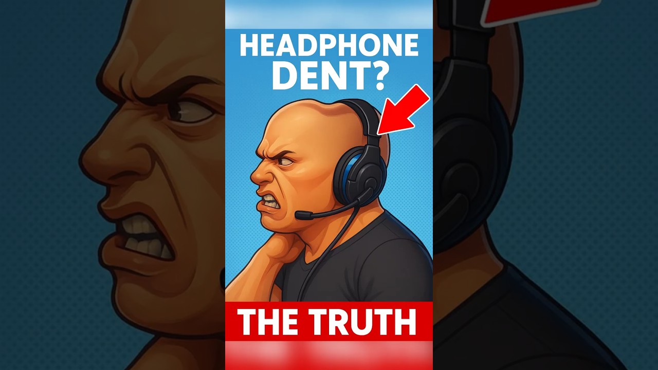 Why Headphones Leave a Head Dent! 😲