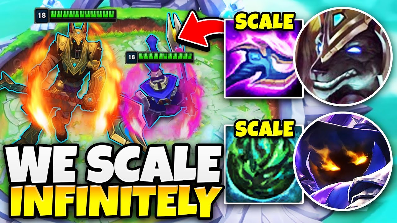 We played the ultimate SCALING comp in Arena Mode... (GET TO ROUND 10 = GGWP)
