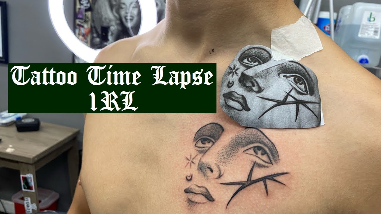 Tattoo Time Lapse - Single Needle