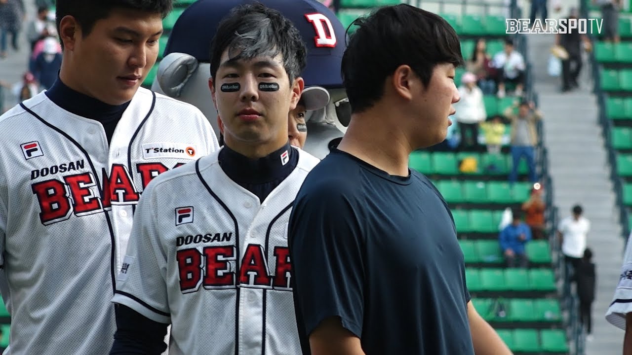 첫 끝내기 고객 염색 무료! 애쉬 그레이 c컬이 잘 어울어진 박건우의 9회말 끝내기 직캠! (09.26)