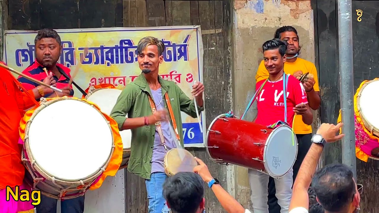 Nagraj Dhol Tasha Party Playing Bojpuri Dance Song