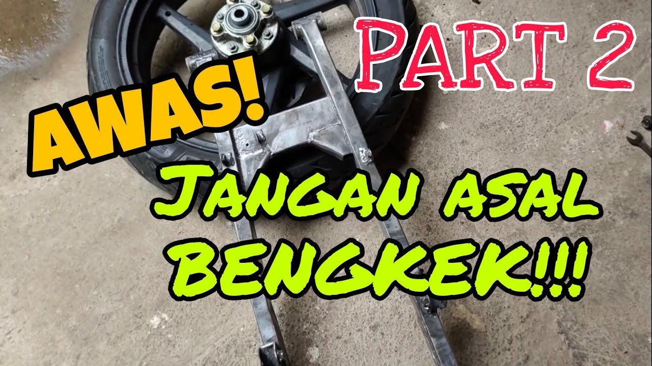 PART 2. Hasil Dari Arm Honda Tiger yang Sudah di Bengkek Untuk Pasang Arm dan Ban Lebar