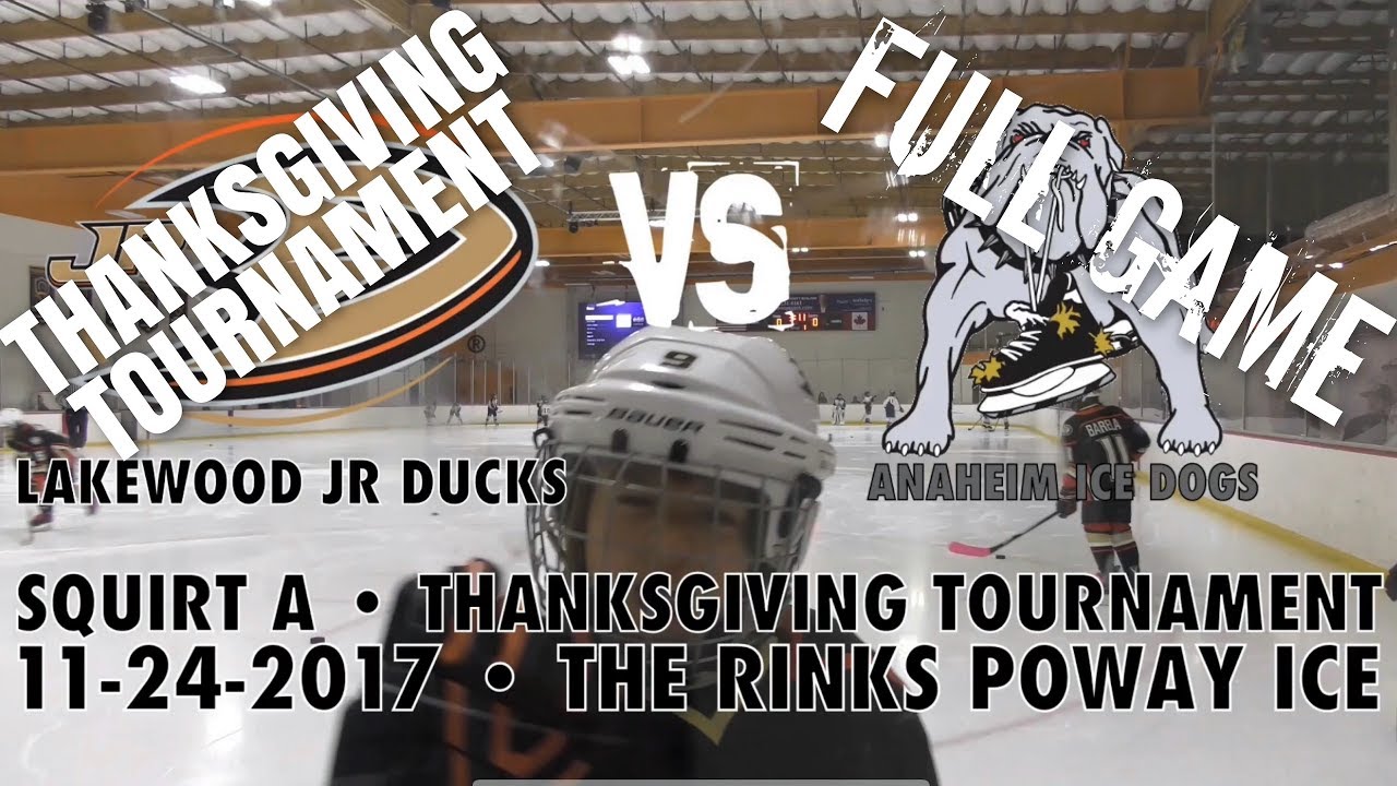 Lakewood Jr Ducks vs Anaheim Ice Dogs. Squirt A (11-24-2017)