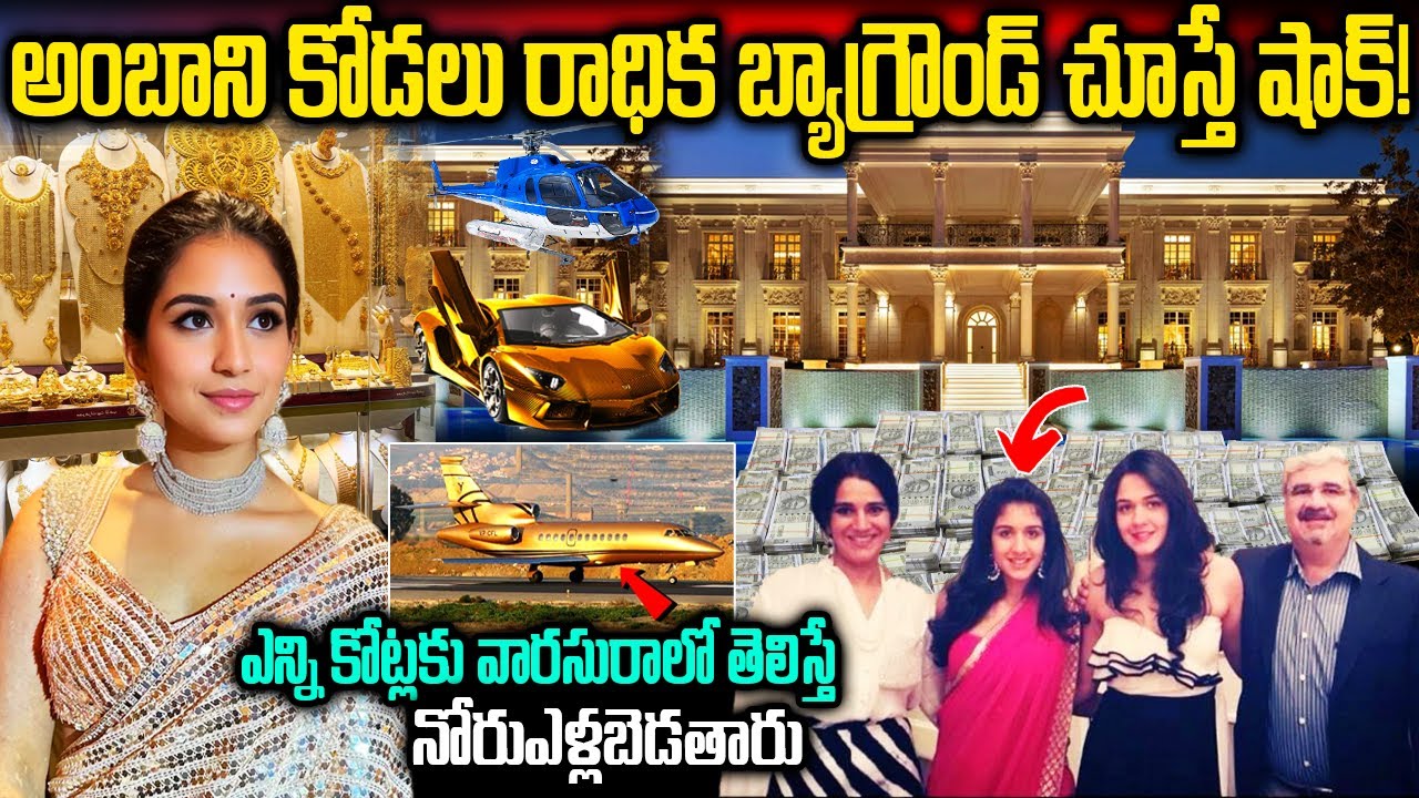 Radhika Merchant Properties | అంబాని కోడలు రాధిక బ్యాగ్రౌండ్ చూస్తే షాక్! | ఎన్ని కోట్లో తెలుసా