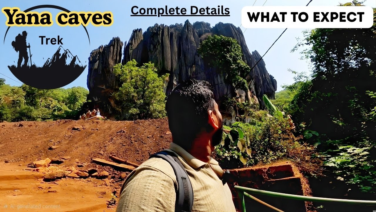 Witnessing the unbelievable Rock Formations & Shiva Statue at Yana Caves!