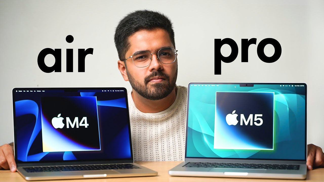 M4 MacBook Air против MacBook Pro M5: какой выбрать?