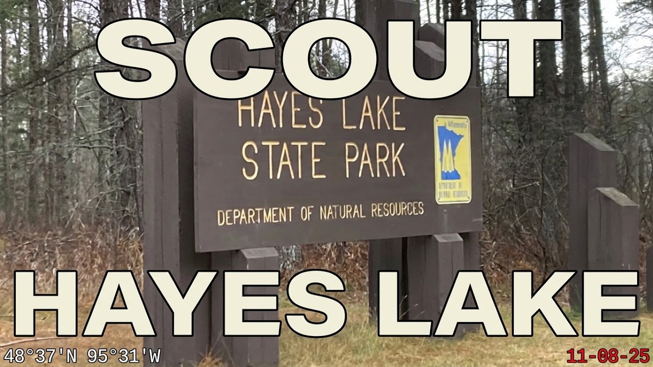 SCOUT Hayes Lake State Park Campsites (Roseau, MN) [11-8-25]