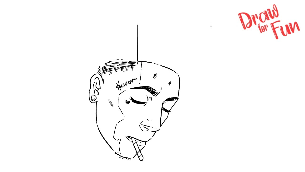how to draw nba youngboy full video #subscribe