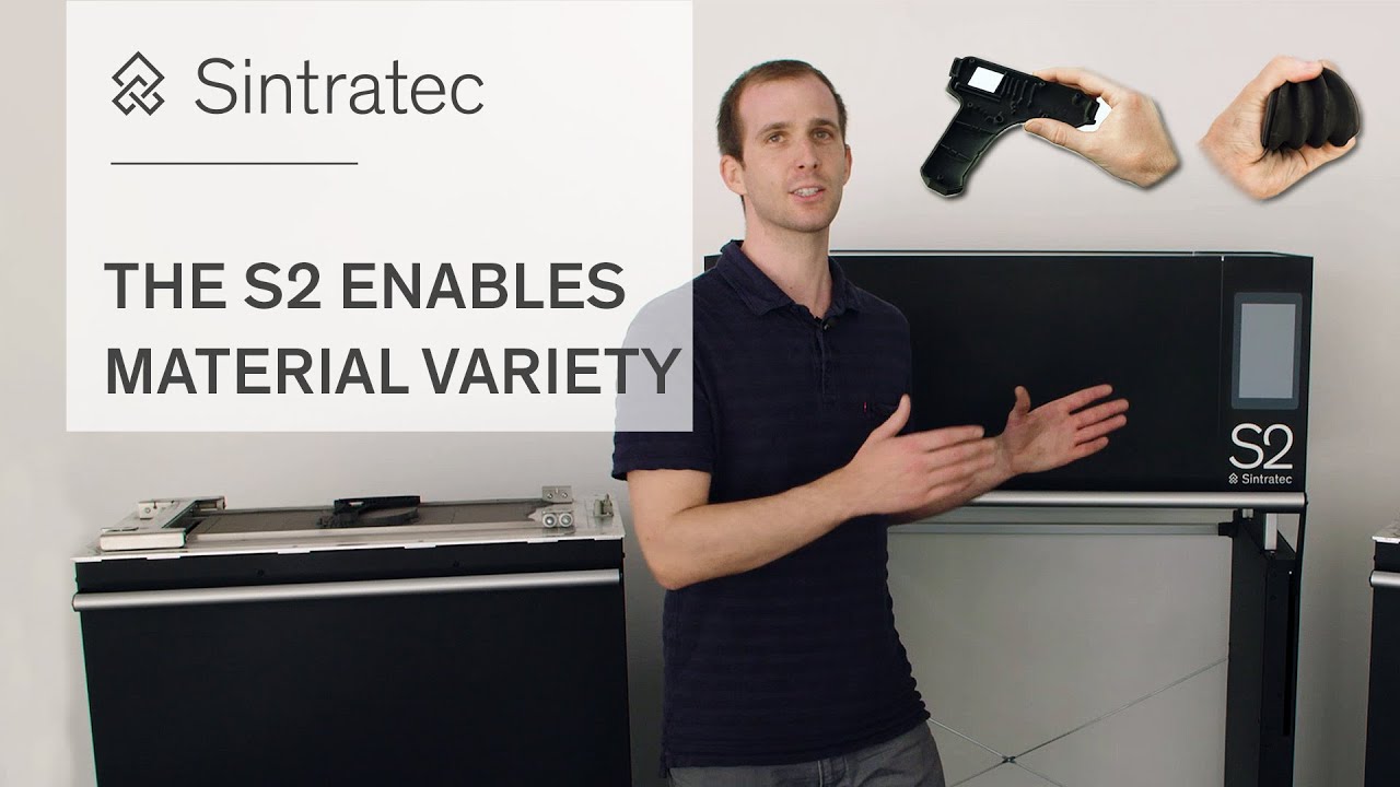 How material variety looks in the Sintratec S2 solution.