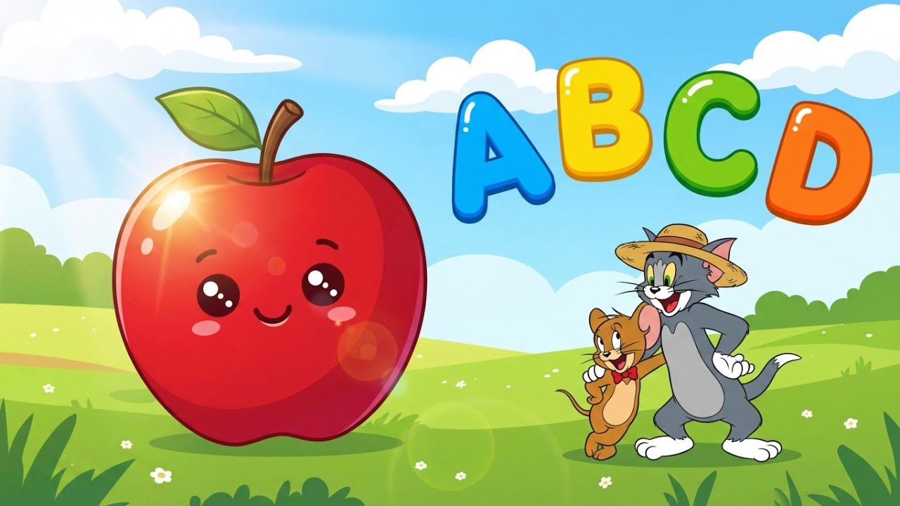 A For Apple B For Ball I Abcd Song I AbcdRhymes I Abc Song Nursery Rhymes Episode 1