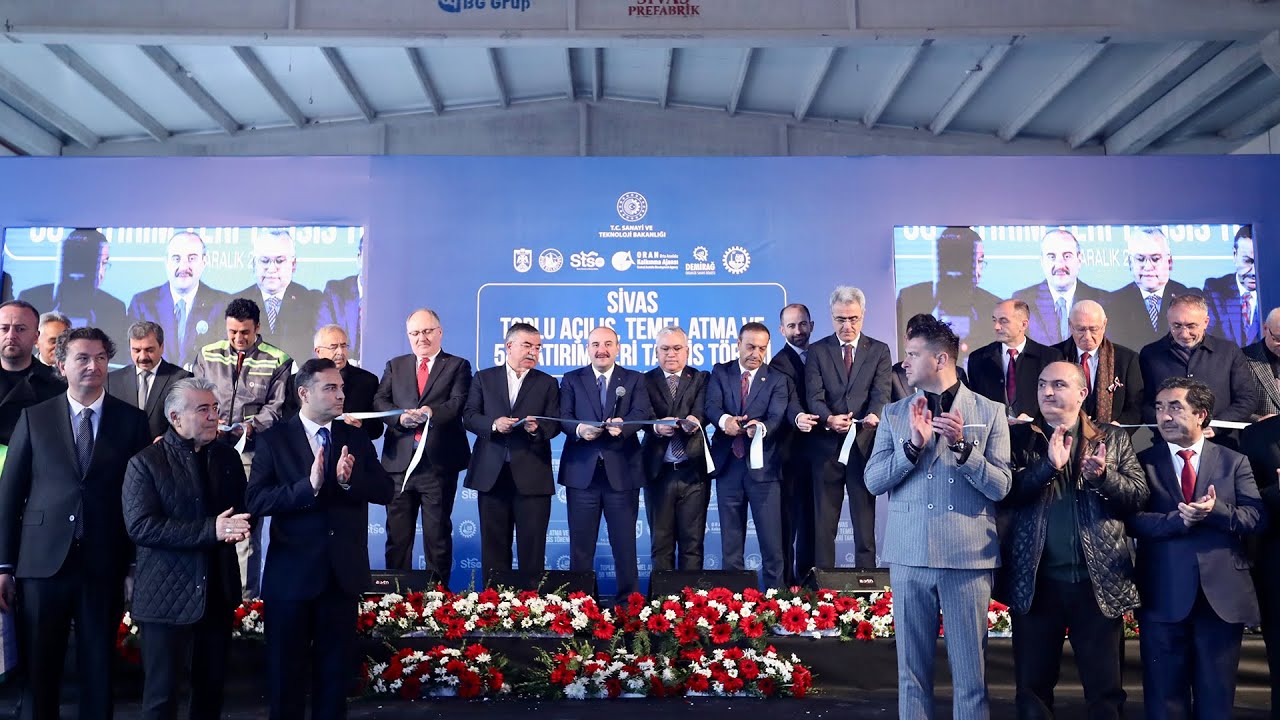 Sanayi ve Teknoloji Bakanı Mustafa Varank'ın katılımıyla 